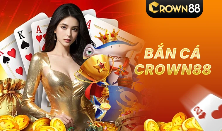 Sảnh bắn cá Crown88 thiết kế giao diện đẹp, ấn tượng