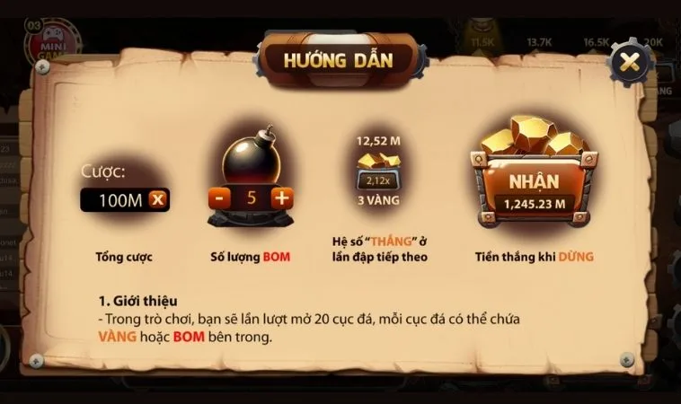 Hướng dẫn chơi game nhanh Cut Stone Tại Crown88