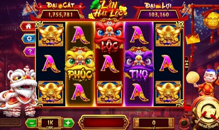 Các biểu tượng trong game Quay Hũ Lân Hái Lộc