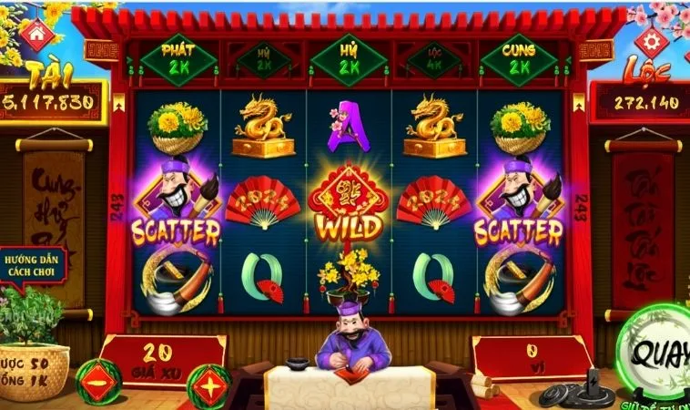 Các biểu tượng trong game Nổ Hũ Ông Đồ Tại Crown88