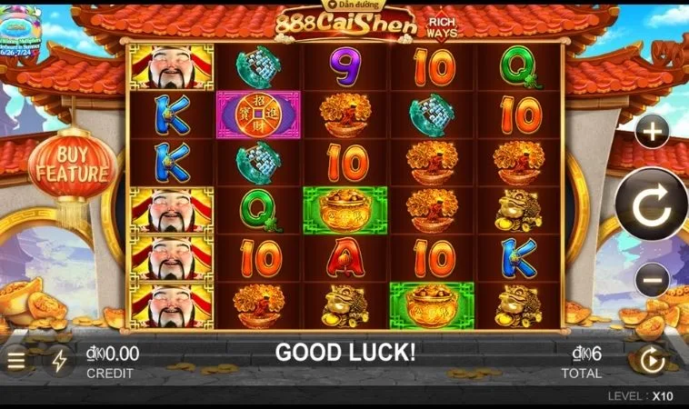 Đồ họa game Nổ Hũ Thần Tài Tại Crown88 thiết kế đẹp, ấn tượng
